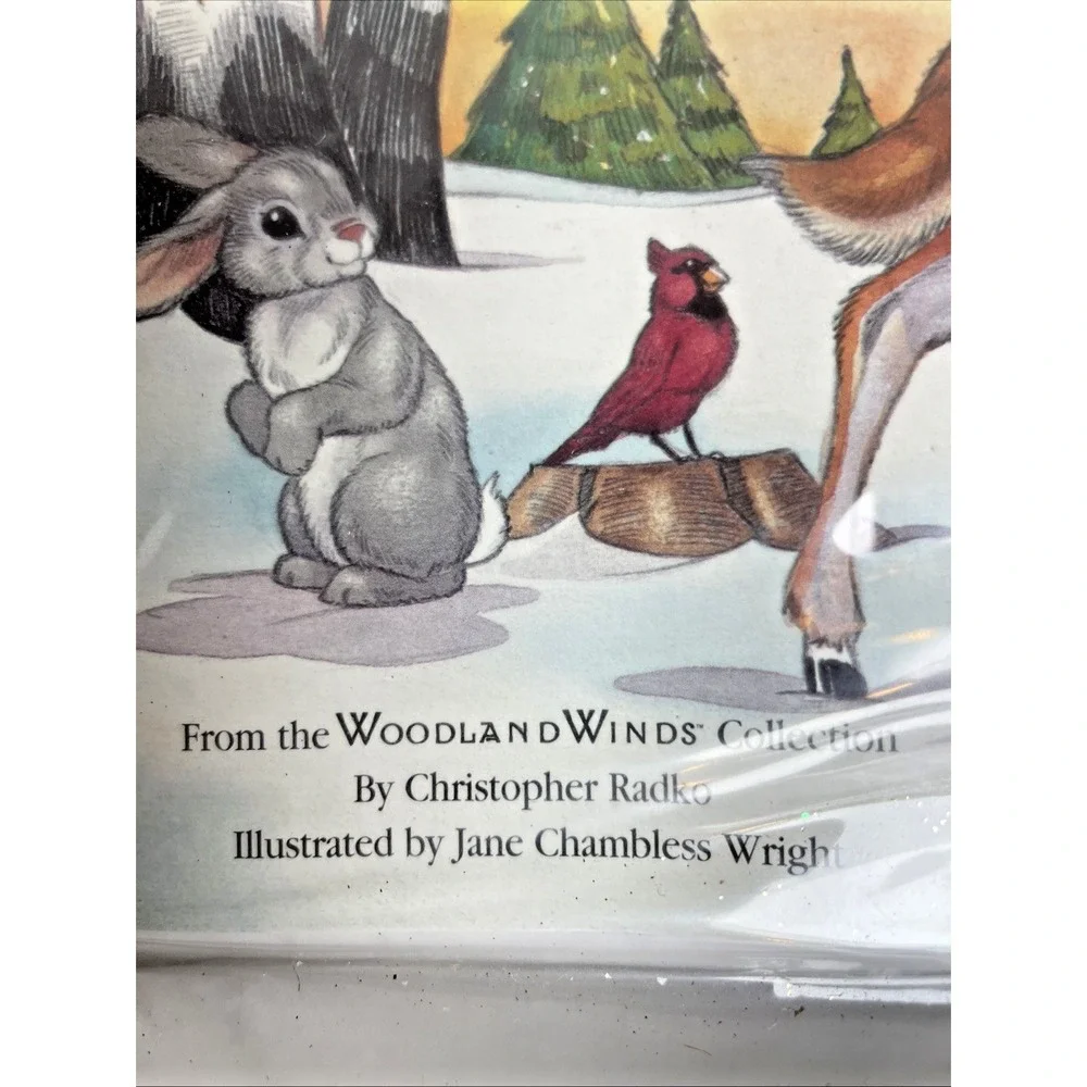 Christopher Radko /Stardust Santa Arrives Woodland Winds Book Ornament Christmas